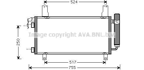 AVA QUALITY COOLING Kondensators, Gaisa kond. sistēma MZ5157D